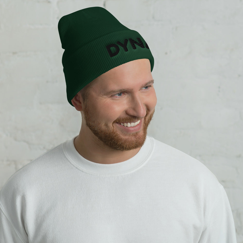 Cuffed 'DYNA' Beanie - Black Font