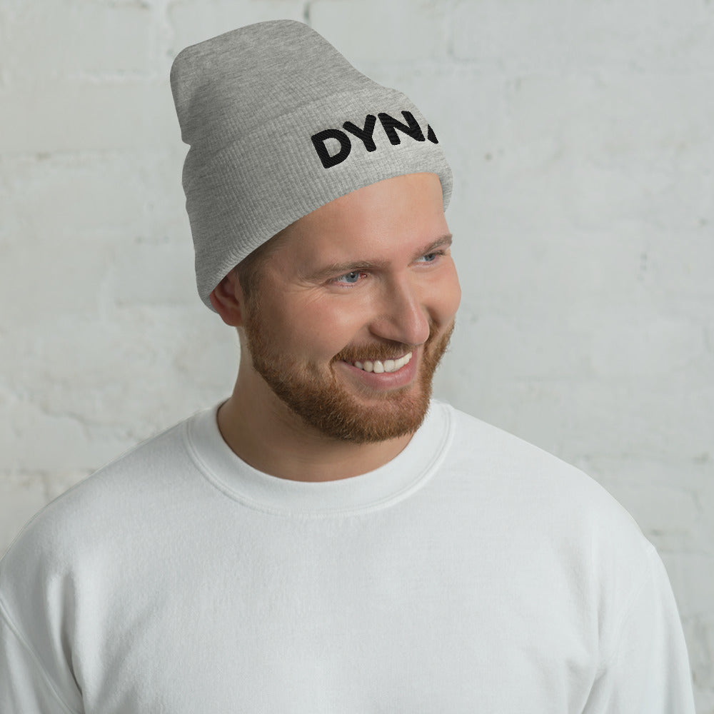 Cuffed 'DYNA' Beanie - Black Font